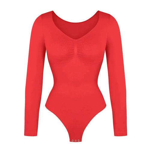 Long Sleeve Ruched Bodysuit