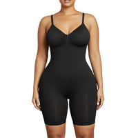 Womens High Elastic Waist Slimming Bodysuit