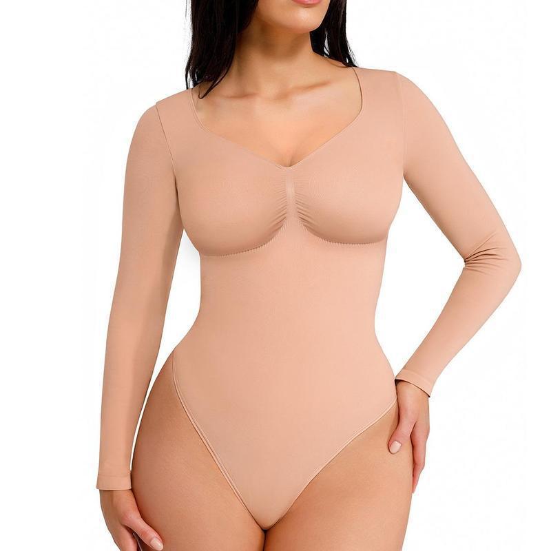 Long Sleeve Ruched Bodysuit